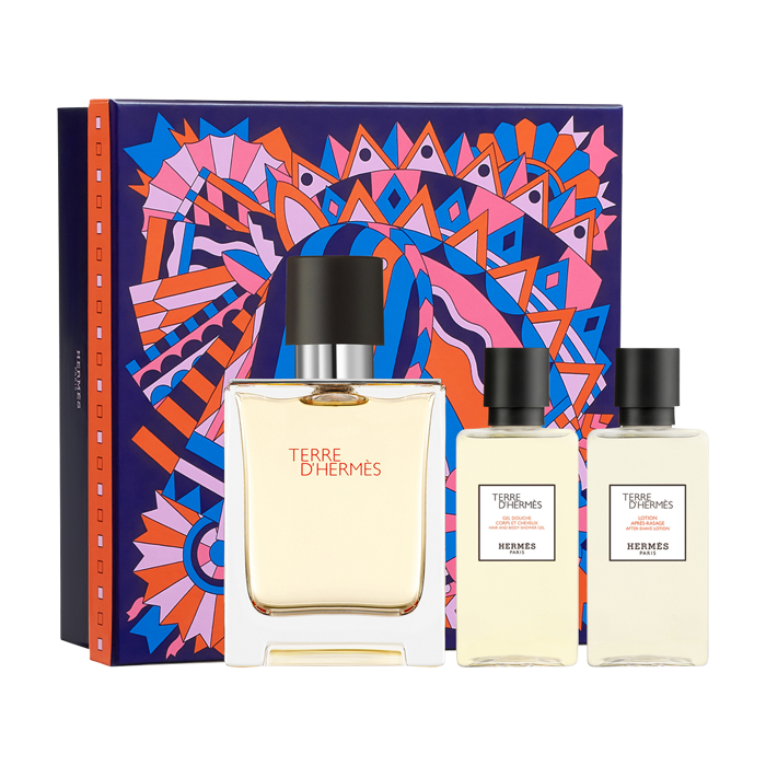 Hermès Terre d\'Hermès Set kaufen ml Shower online 40 = E.d.T. Afer Nat. + Gel Shave 50 + ml Lotion 40 Spray ml